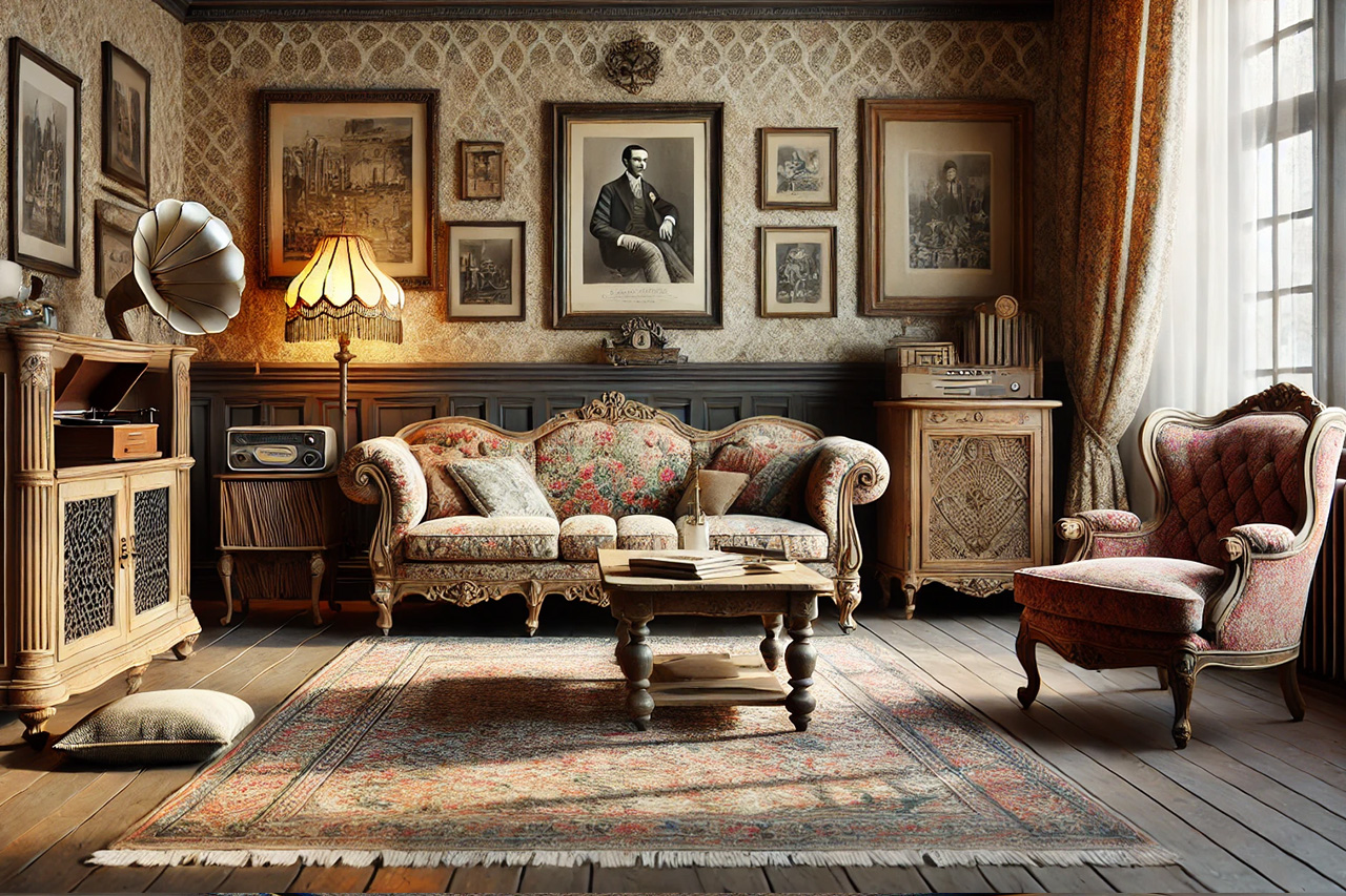 Vintage style furniture