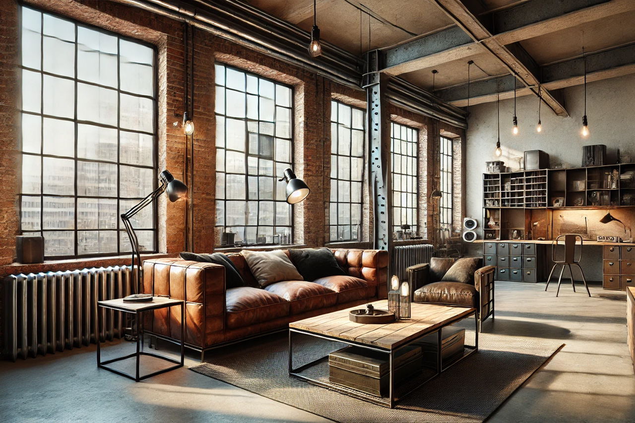 Industrial style furniture